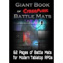 Livre plateau de jeu Loke BattleMats Giant Book of CyberPunk Battle Mats image-2