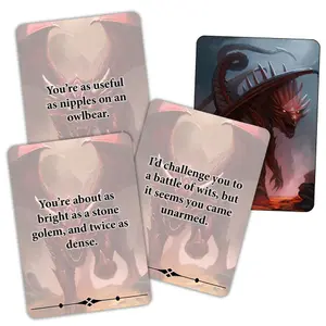 Card games Loke BattleMats Deck of Many Insults image-1
