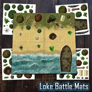 Jeux de société Loke BattleMats The Terrain Set Build Your Own Battle image-4