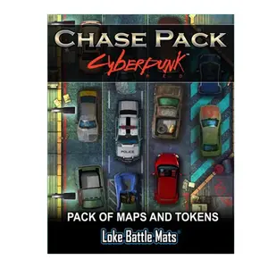Jeux de carte Loke BattleMats Chase Pack Cyberpunk - Pack of Maps and Tokens image-1