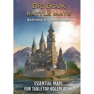 Jeu de rôle grand livre des tapis de bataille Loke BattleMats Bastions & Forteresses