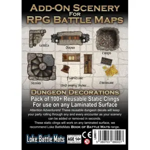 Game board book additional decorations Loke BattleMats image-1