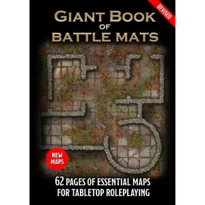 Spilbræt bog Loke BattleMats Revised Giant Book Of Battle Mats (A3)