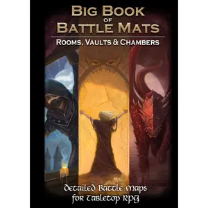 Game board book Loke BattleMats Big Book Of Battle Mats Rooms, Vaults and Chambers image-0