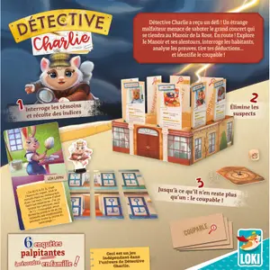 Juegos de mesa Loki Detective Charlie : Mystèere au Manoir image-3
