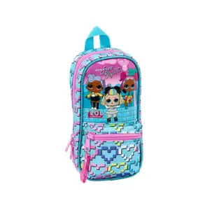 Pencil case with 4 complete pencil holders for children LOL Surprise image-2