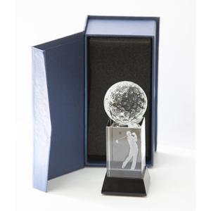 Kristallen golftrofee Longridge Stirling 3D Driver image-4