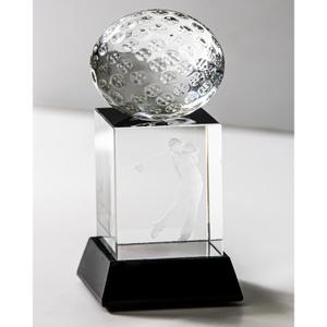 Kristallen golftrofee Longridge Stirling 3D Driver image-1