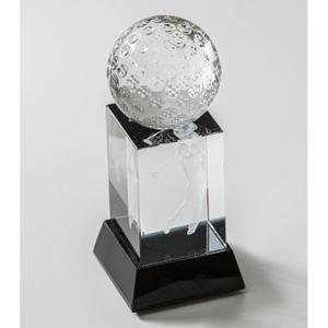 Kristallen golftrofee Longridge Stirling 3D Driver image-2
