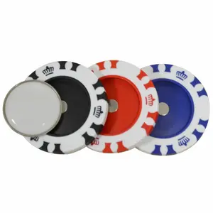 Golfball-Marker aus magnetischen Pokerchips Longridge