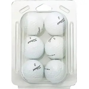 Emballage à clapets pour 6 balles de golf Longridge image-0