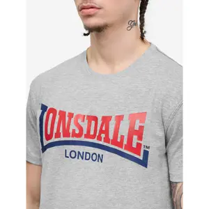 T-shirt από βαμβάκι Lonsdale Two Tone image-4