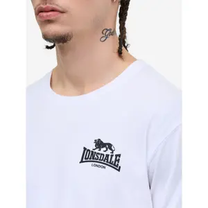 T-shirt από βαμβάκι Lonsdale Warlingham image-4