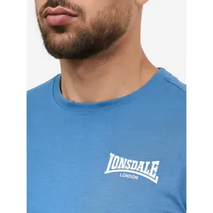 T-shirt από βαμβάκι Lonsdale Elmdon image-4