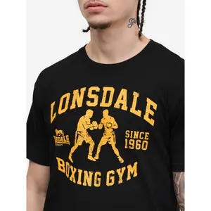 T-shirt από βαμβάκι Lonsdale Thewles image-4