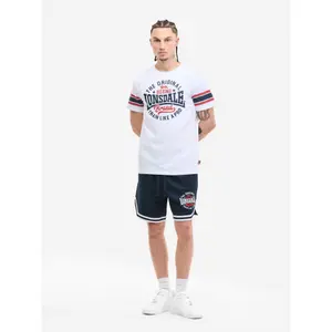 T-shirt από βαμβάκι Lonsdale Barton image-1