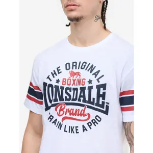 T-shirt από βαμβάκι Lonsdale Barton image-4