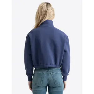 Women's Zip Neck Court Sweatshirt Lonsdale Wetwang image-4