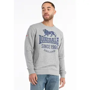 Regular fit crew neck sweatshirt Lonsdale Noss image-0