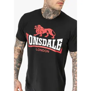 Classic cut T-shirt Lonsdale Lion Two Tone image-3