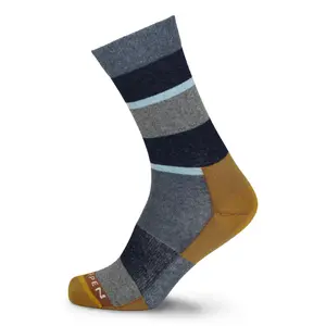 Merino wool socks Lorpen Lifestyle Stripe Crew image-0
