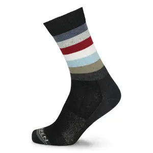 Merino wool socks Lorpen Lifestyle Stripe Crew image-0