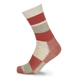 Merino wool socks Lorpen Lifestyle Stripe Crew image-0