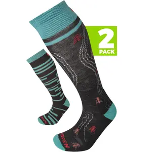 Women's merino wool socks Lorpen Mid Eco (x2) image-0