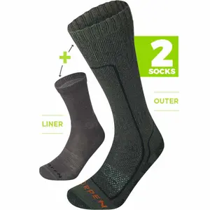 Merino wollen sokken Lorpen System Eco (x2)