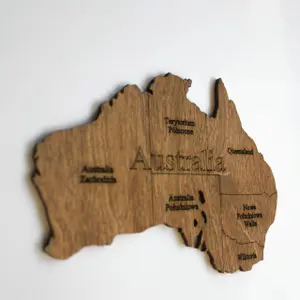 World Map Wall Decoration LosokaWood 2D-Wzór 1 image-2