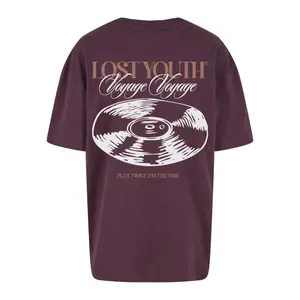 Oversized T-shirt Lost Youth Plot Wist image-2
