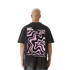 T-Shirt Lost Youth Beautiful Chaos Pink image-3
