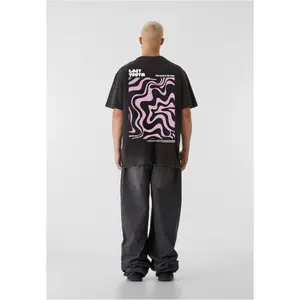 T-Shirt Lost Youth Beautiful Chaos Pink image-4
