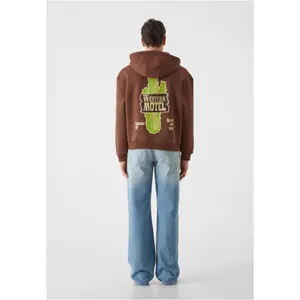 Bluza z kapturem i zamkiem błyskawicznym Lost Youth Western Motel image-5