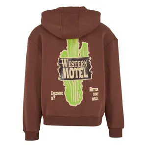 Bluza z kapturem i zamkiem błyskawicznym Lost Youth Western Motel image-3