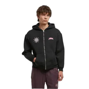 Oversized zip hoodie Lost Youth With Love image-1