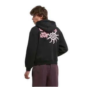 Oversized zip hoodie Lost Youth With Love image-4