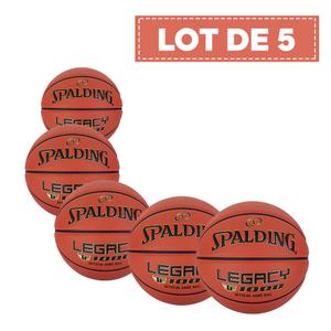 Pakke med 5 balloner Spalding TF-1000 Legacy Composite