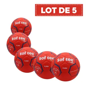 Set of 5 handballs Softee Flash