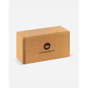 Cork Yoga Brick Lotuscrafts image-1