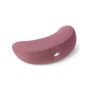 Croissant-Shaped Yoga Cushion Lotuscrafts Shanti image-2