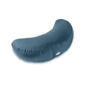 Croissant-Shaped Yoga Cushion Lotuscrafts Shanti image-2