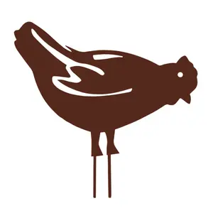 Oggetto decorativo gallina Louis Moulin