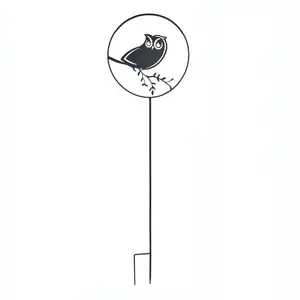 Figurine décoratif à piquer motif hibou Louis Moulin (x3)