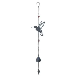 Campanello a vento colibrì con perle Louis Moulin