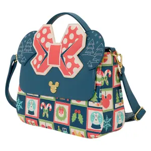 Shoulder Bag Loungefly Mickey Mouse Holiday image-2