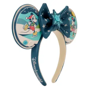 Cinta para la cabeza Loungefly Disney Mickey & Minnie Holiday image-3