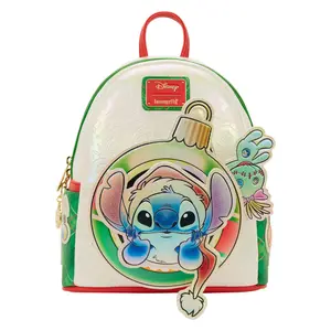 Backpack Loungefly Disney Stitch Holiday image-1
