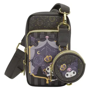 Women's shoulder Bag Loungefly Hello Kitty Kuromi 20th Anniversary
