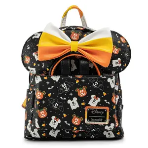 Girl's backpack with headband Loungefly Loungefly Disney Mickey and minnie Spooky Halloween image-0